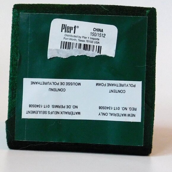 Pier 1 Li Bien Lot of 2 Glass Dated Peace Dove Ornament 2015 & 2012 in box - Picture 13 of 14